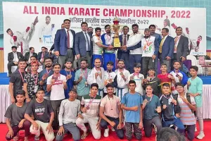 राष्ट्रीय कराटे चैंपियनशिप में भिवानी के खिलाड़ियों ने जीते छह पदक