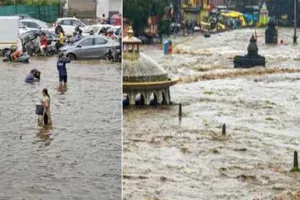 गुजरात में बाढ़ का कहर: अब तक 83 लोगों की मौत, पांच जिलों में भारी बारिश को लेकर रेड अलर्ट