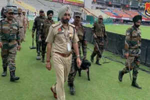 मोहाली स्टेडियम में पहुंची बम, डाग स्क्वायड टीम, खंगाला चप्पा-चप्पा