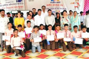 समारोहपूर्वक हुआ ब्लॉक स्तरीय राजीव गांधी ग्रामीण ओलंपिक खेल का समापन