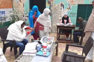 दो दिवसीय स्वास्थ्य शिविर में 171 लोगो की हुई जांच