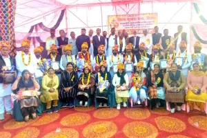 प्रजापति समाज के नव निर्वाचित पंचायत समिति सदस्यों व सरपंचों का हुआ सम्मान