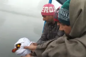 बलिदानी लोकेश की अस्थियां शुकतीर्थ गंगा में विसर्जित
