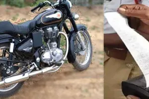 बुलेट से पटाखा बजाना पड़ा महंगा, 33 हजार का कटा चालान