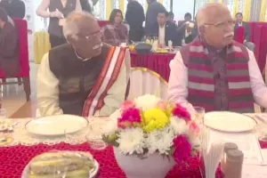 मिलेट्स के नाश्ते से की सीएम मनोहर लाल ने नववर्ष की शुरूआत, राज्यपाल रहे मुख्य अतिथि