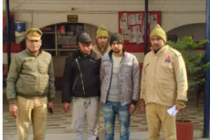 वाहनो से स्क्रेप (लोहा) चोरी करने वाले गिरोह के दो सदस्य गिरफ्तार