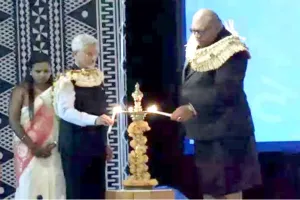 जयशंकर, फिजी के राष्ट्रपति ने नाडी में किया 12वें विश्व हिंदी सम्मेलन का उद्घाटन