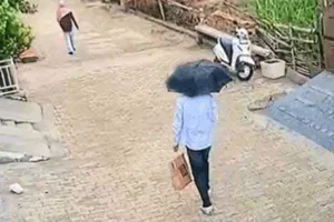 छाता लिए नजर आया भगोड़ा अमृतपाल, पुलिस ने की ताबड़तोड़ कार्रवाई