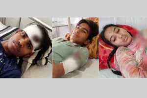 आपसी झगड़े में युवती सहित तीन लोग घायल