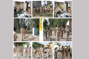 एसएसपी द्वारा थाना छतारी का किया गया औचक निरीक्षण