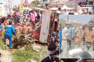 सिलेंडरों से भरा टैम्पू चुराकर भागा चोर