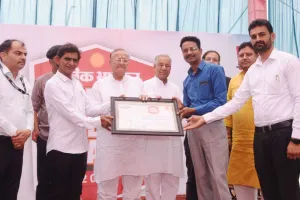 शाह सतनाम जी बायज स्कूल को राजस्थान सरकार ने किया सम्मानित