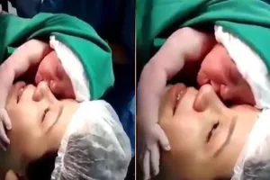 funny viral Video: जन्म लेते ही मां से चिपक गया बच्चा, दिल छू लेगा यह वीडियो…