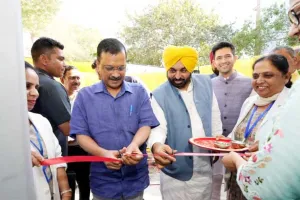 दिल्ली सीएम और पंजाब के मुख्यमंत्री मान ने किया आम आदमी क्लीनिक का उद्घाटन