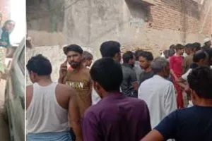 सिलेंडर से घर में आग लगी, सामान जला, युवती झुलसी