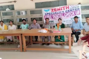 मंडोरा गांव में लगाया फ्री हेल्थ चेकअप कैंप