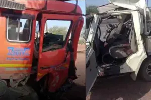 भूख मिटने से पहले मिट गई जिंदगी, बोलेरो और ट्रक की भीषण टक्कर में तीन की मौत