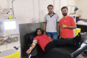 सेवादार कमल इन्सां ने एस. डी. पी. दान कर बचाई रोगी की जान