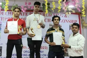 स्टेट चैंपियनशिप में हर्षवर्धन सैनी ने लहराया परचम