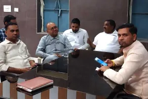विकास कार्यों को लेकर ब्लॉक प्रमुख ने की प्रेस वार्ता