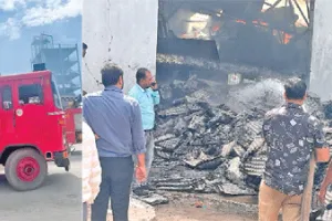 डेराबस्सी में फैक्ट्री में लगी भीषण आग, जानी नुक्सान से रहा बचाव