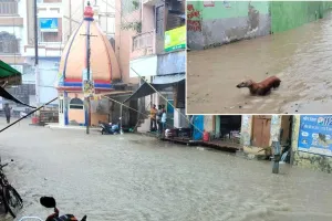 झमाझम बरसे बदरा, पानी-पानी हुआ शहर