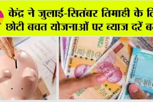 सरकार का बड़ा तोहफा, Small Savings Schemes पर अब मिलेगा ज्यादा ब्याज, जानें नई दरें
