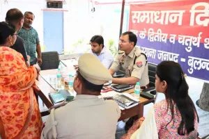 स्याना में एसएसपी ने सुनीं जन समस्याएं