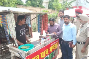 एनवीबीडीसीपी टीम ने तंबाकू बेचने वालों के काटे चालान