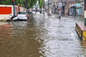 शहर-गांवों में जमकर हुई वर्षा