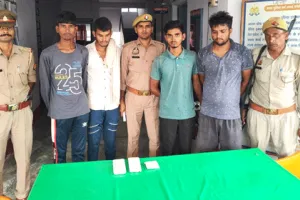 सीमेंट ठेकेदार से हुई दो मोबाईल तथा 460 रुपये की लूट का 24 घन्टे में पुलिस ने किया खुलासा