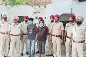 गिद्दड़बाहा पुलिस के हत्थे चढ़े 2 वाहन चोर