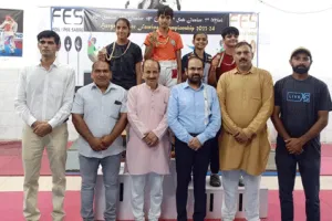 प्रताप स्कूल खरखौदा में चल रही हरियाणा स्टेट फैनसिंग चैम्पियनशिप का समापन