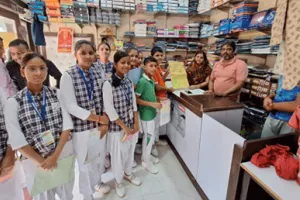 शिखर शिक्षा सदन के छात्रों ने दिया पर्यावरण संरक्षण का संदेश
