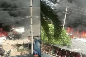 विश्व हिंदू परिषद की ब्रजमंडल यात्रा पर उग्र हुई भीड़, पथराव कर 40 गाड़ियां की स्वाहा