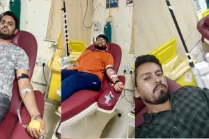 Ahmedabad: अंतरराष्ट्रीय युवा दिवस पर रक्तदान कर युवा बने मिसाल