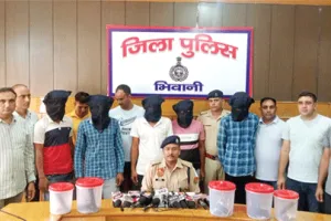 भिवानी में पुलिस ने दबोचे लॉरेंस के 5 गुर्गे