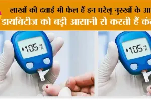 Blood Sugar Control: लाखों की दवाई भी फेल हैं इन घरेलू नुस्खों के आगे, डायबिटीज को बड़ी आसानी से करती हैं कंट्रोल