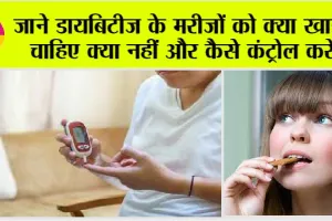 Diet In Diabetes: सरल भाषा में जाने डायबिटीज के मरीजों को क्या खाना चाहिए क्या नहीं और कैसे कंट्रोल करें