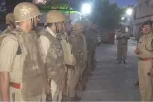 ज्ञानवापी प्रकरण: कैराना में एएसपी ने निकाला पैदल मार्च