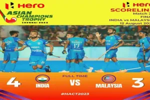 India Wins Asian Champions Trophy Hockey: भारतीय टीम ने रचा इतिहास, मलेशिया को हरा चौथी बार जीती एशियन हॉकी चैम्पियंस ट्रॉफी