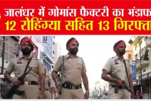 Jalandhar: जालंधर में गोमांस फैक्टरी का भंडाफोड़, 12 रोहिंग्या सहित 13 गिरफ्तार