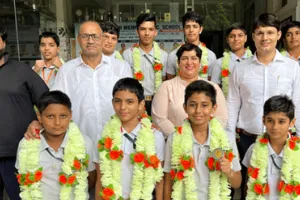 जिला बॉक्सिंग चैम्पियनशिप में प्रताप स्कूल खरखौदा के खिलाड़ियों ने 15 पदक जीते