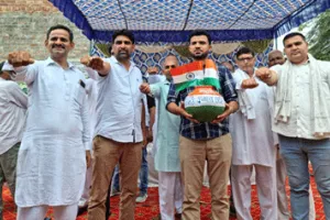 देवेन्द्र काद्यान ने ग्रामीणों को दिलाई पंच प्रण की शपथ