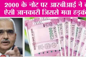 2000 Rupee Note: 2000 के नोट पर आरबीआई ने दी ऐसी जानकारी जिससे मचा हड़कंप