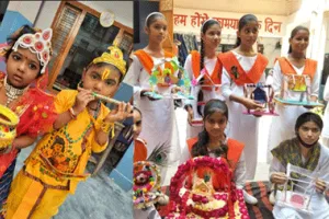 जन्माष्टमी महोत्सव में नन्हे मुन्ने बने कान्हा