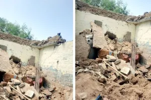 गांव ढड्डे में मकान की छत गिरी, 3 की मौत