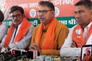 भाजपा ने प्रेस वार्ता में कांग्रेस सरकार को घेरा