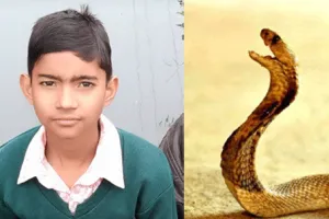 सांप काटने से किशोर की मौत….
