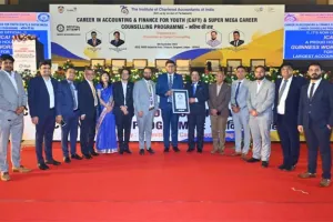ICAI : आईसीएआई के मेगा इवेंट ने गिनीज वर्ल्ड रिकॉर्ड में अपना नाम दर्ज किया